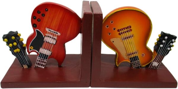 Trademark Innovations Guitar Gift Music Decorative Bookends