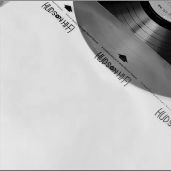 Hudson Hi-Fi 3 Layers HDPE Anti-Static 100 Vinyl Record Inner Sleeves - Durable Clear Disc Sleeves- Protect LP Albums from Dirt, Dust & Scratches - Acid-Free Rice Paper Interior Disc Covers - Image 8