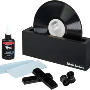 Studebaker Vinyl Record Cleaning System with Cleaning Solution and Soft Pads Included