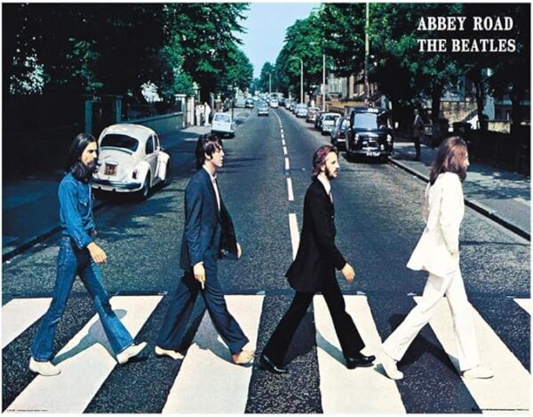 Trends International Beatles-Abbey Road Wall Poster, 22.375" x 34", Unframed Version, Bedroom