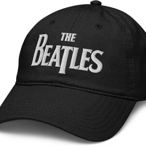 The Beatles - White Logo Adjustable Baseball Hat